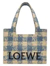 Loewe Font Raffia Tote