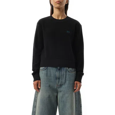 Loewe Women's Merino Wool Anagram Sweater In Black