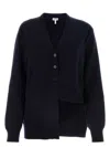 Loewe Cashmere Cardigan With Asymmetric Hemline