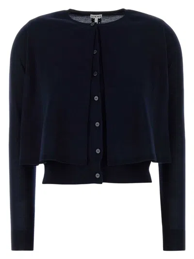 Loewe Women's Midnight Wool Cardigan