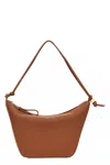 Loewe Mini Hammock Hobo Bag In Classic Calfskin In Brown