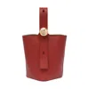 Loewe Medium Pebble Bucket Bag In Calf Leather In Brown