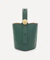 Shop Loewe Women's Mini Pebble Leather Bucket Bag