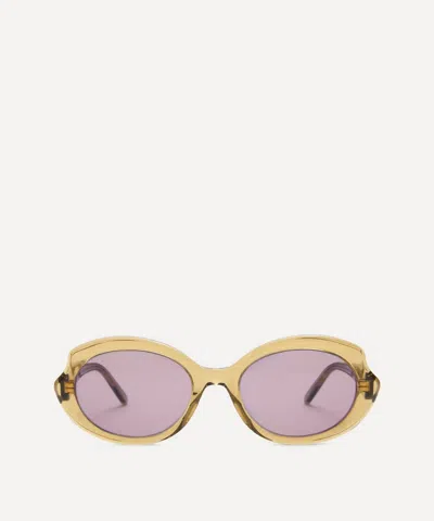 Loewe Women's Mini Slim Oval Sunglasses