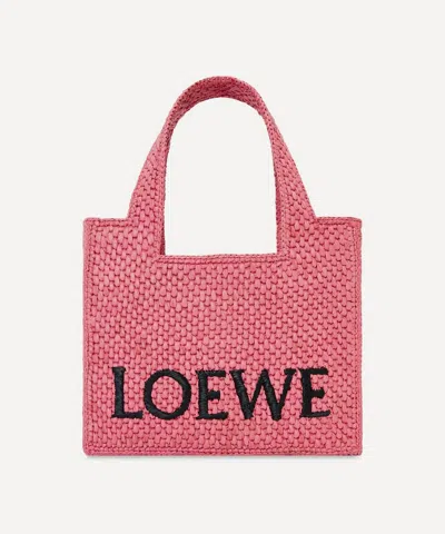 Loewe Women's Mini Sunset Pink Font Tote Bag