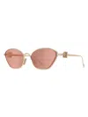 Loewe Anagram Sunglasses In Gold