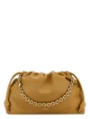 Loewe Women Mustard Nappa Leather Large Flamenco Purse Clutch In Orange