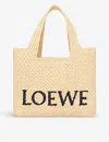 Loewe Womens Natural  X Paula's Ibiza Small Raffia Tote Bag In Natural