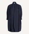 Loewe Women's Navy Blue Draped Balloon Mini Dress In Blue