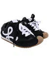 Loewe Womens Blk/white Ballet Runner 2.0 Suede And Woven Low-top Trainers Eur 36 / 3 Uk In Black