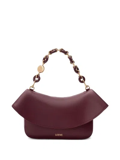 Loewe Women Ola Medium Leather Shoulder Bag In Multi