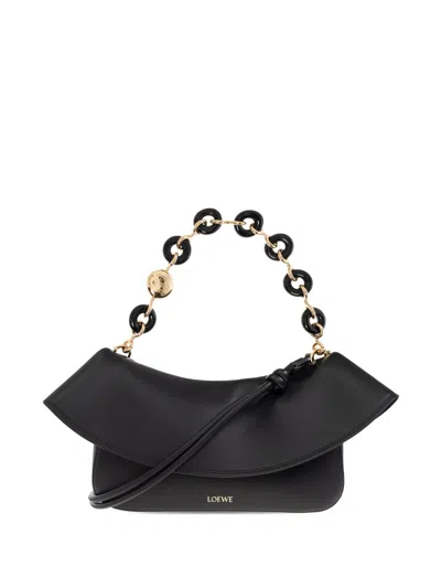Loewe Women Ola Medium Leather Shoulder Bag In Multi