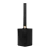 Loewe Black Calf Skin Pebble Bucket Medium Shoulder Bag In Black