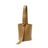 Loewe Pebble Medium Bucket Shoulder Bag In Oak