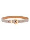 Loewe Women's Pebble Leather Belt In Transparent