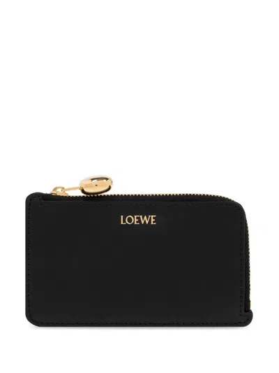 Loewe Women Pebble Leather Zipped Card Case In Multi