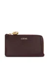 Loewe Women Pebble Leather Zipped Card Case In Multi