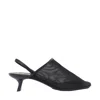 Loewe Petal Mesh Slingback Heel Sandals