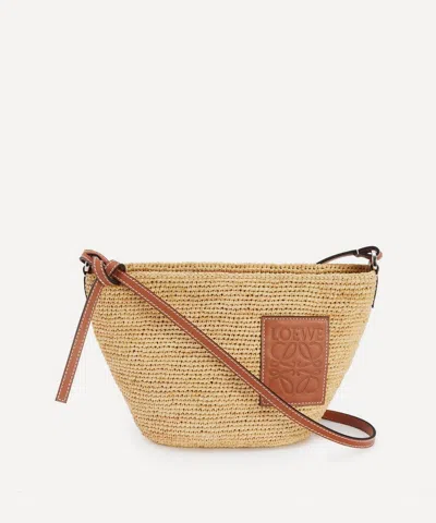 Loewe Pochette Cross-body Bag In Natural/tan