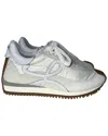Loewe Women's Polyester Flow Lace-up Runner Sneaker, Size It | 37 (authentic  Pre-loved) In White