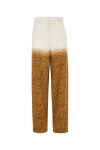 Loewe Pantalone In Crepe Stampato Donna In Multicolor