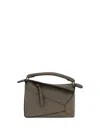 Loewe Women Puzzle Edge Mini Handbag In Gray