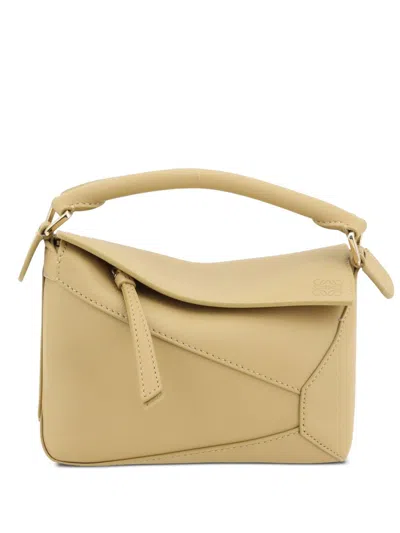 Loewe Women Puzzle Edge Mini Leather Handbag In Multi