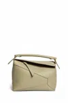 Loewe Small Puzzle Edge Bag In Eucalyptus