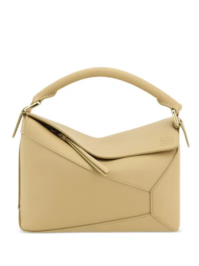 Loewe Women Puzzle Edge Small Leather Handbag In Multicolor