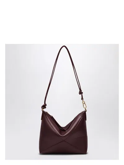 Loewe Women's Puzzle Fold Clutch Bag Dark Burgundy | C510pt1x01le