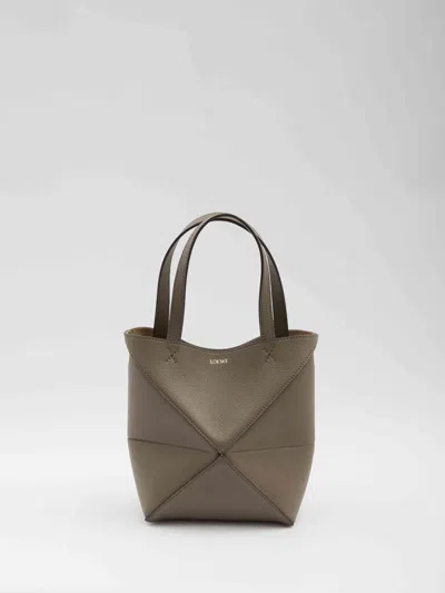 Loewe Women Puzzle Fold Mini Bag In Brown