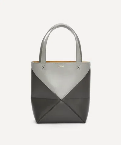 Loewe Women's Puzzle Fold Mini Tote Bicolour Bag