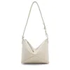 Loewe Puzzle Fold Leather Pouch Shoulder Bag In Sea Salt