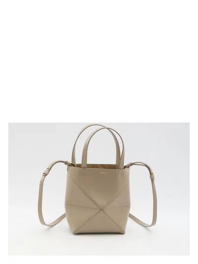 Loewe Women's Puzzle Fold Tote Mini In Sand