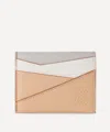Loewe Women's Puzzle Plain Ghost Leather Cardholder