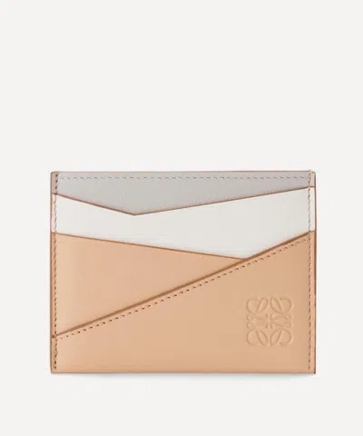 Loewe Women's Puzzle Plain Ghost Leather Cardholder