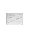 Loewe Women's Puzzle Plain Leather Cardholder In Silver