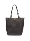 Loewe Women's Puzzle Shiny Leather Tote In Black