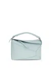 Loewe Geometric-paneled Puzzle Handbag In Blue