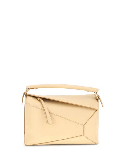 Loewe Women Puzzle Small Handbag In Yellow