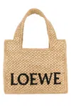 Loewe 'font Tote Mini' Shopping Bag In Brown