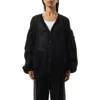 Loewe Anagram Cardigan In Mohair In Black
