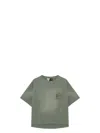 Loewe Sage Green T-shirt With Anagram Embroidery
