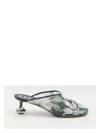 Loewe Sequined Toy Mules In Multi