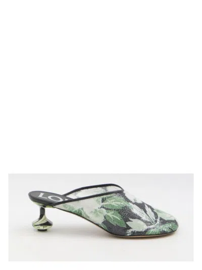 LOEWE WOMEN'S SEQUINED TOY MULES