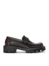 Loewe Women Sierra Brushed Calfskin Loafers In Brown