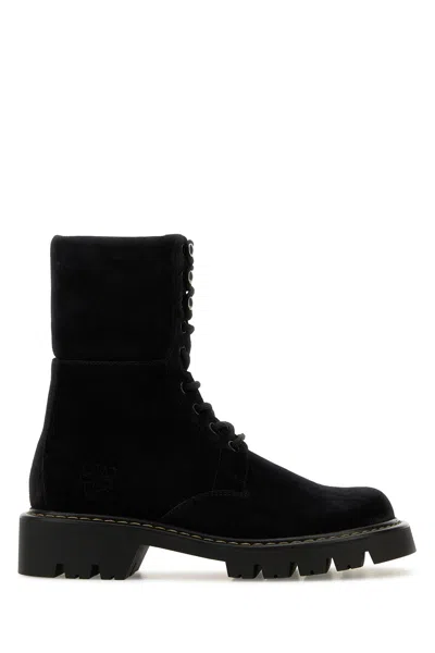 Loewe Women Sierra Combat Lace Up Boot In Multicolor