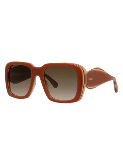 Loewe Full Frame Sunglasses In Red