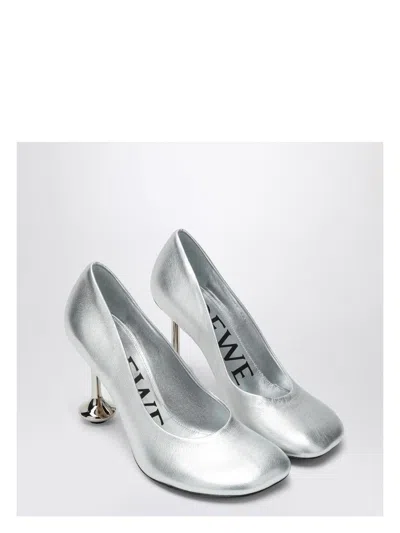 LOEWE WOMEN'S SILVER TOY DÃ©COLLETÃ© PUMPS