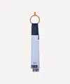 Loewe Women's Skinny Anagram Wool-blend Scarf In Blue